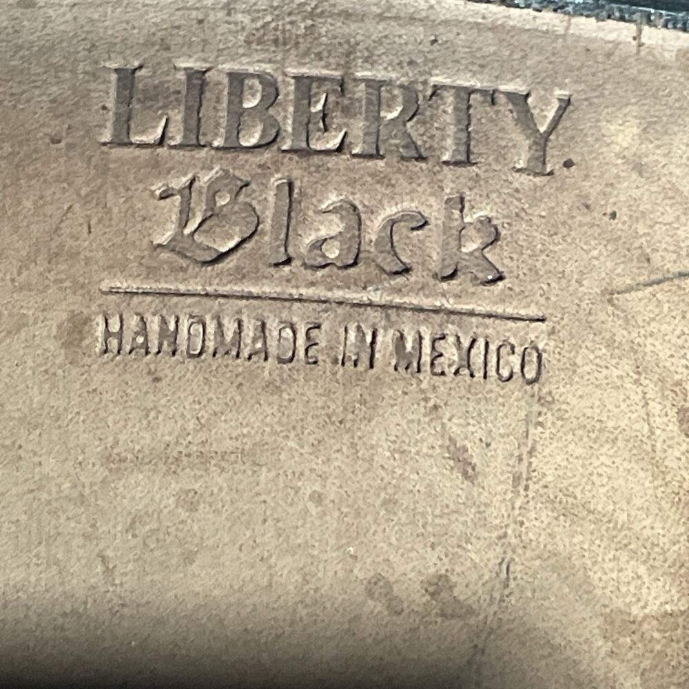 Liberty Black Womens 8.5 Ankle Boots Brown Leather LB711354 Soles Need Repair - Picture 9 of 14